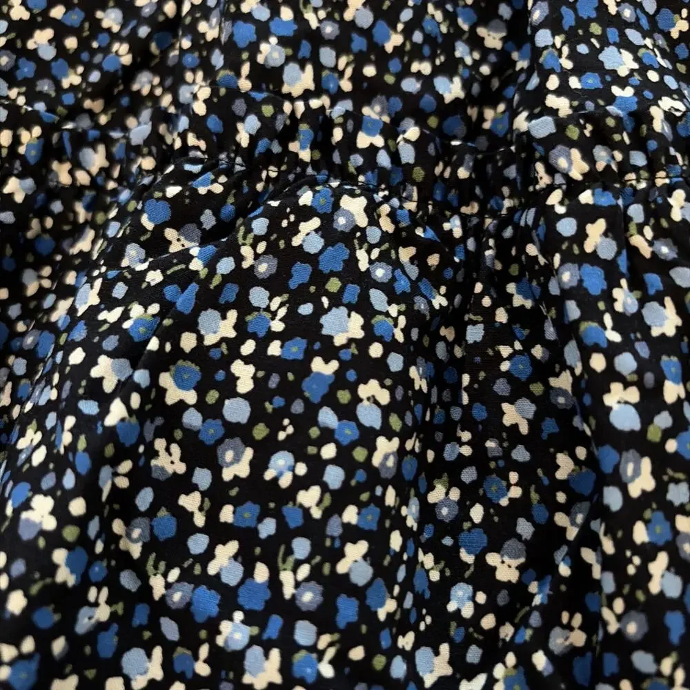 GAP‎ kids Size XL Blue Floral Two Piece Set Flutter Sleeve Top and Skirt Skort